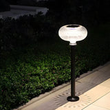 Modern Outdoor Solar Bollard Light LED Pathway Post Lamp for Garden Lawn Decoration