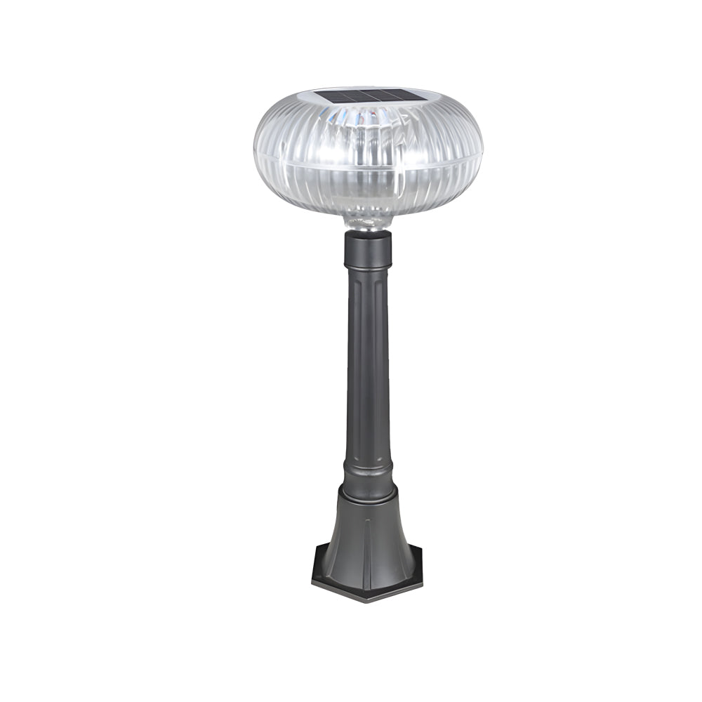 Modern Outdoor Solar Bollard Light LED Pathway Post Lamp for Garden Lawn Decoration
