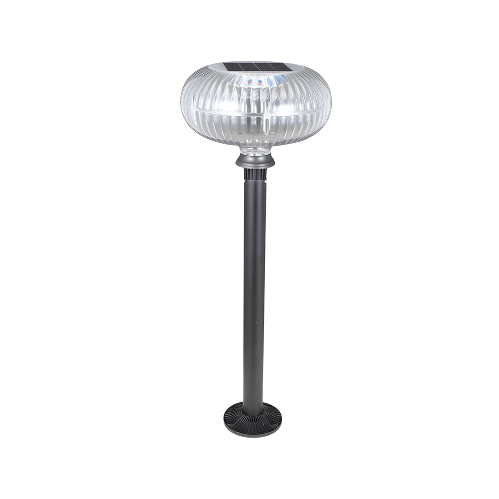 Modern Outdoor Solar Bollard Light LED Pathway Post Lamp for Garden Lawn Decoration