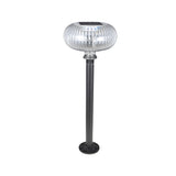 Modern Outdoor Solar Bollard Light LED Pathway Post Lamp for Garden Lawn Decoration