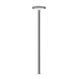 Modern Outdoor Solar Garden Post Light with 360 Degree Dual Motion Sensor