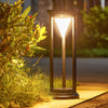 Modern Outdoor Solar Path Lights Waterproof LED Landscape Lighting with 3 Color Dimming Modes