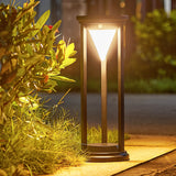 Modern Outdoor Solar Path Lights Waterproof LED Landscape Lighting with 3 Color Dimming Modes