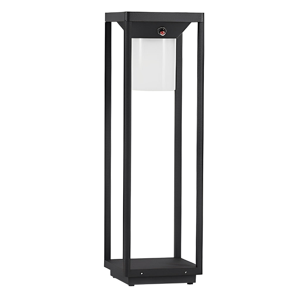Modern Outdoor Solar Path Lights Waterproof LED Landscape Lighting with 3 Color Dimming Modes