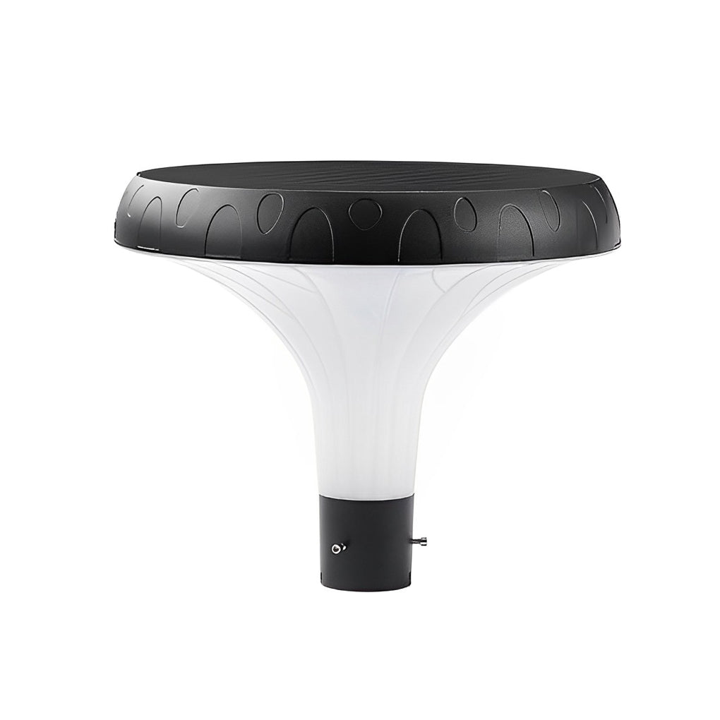 Modern Outdoor Solar Post Light Waterproof Mushroom Shape Garden Street Lamp for Park and Yard