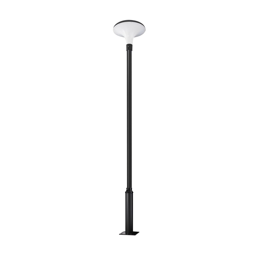 Modern Outdoor Solar Post Light Waterproof Mushroom Shape Garden Street Lamp for Park and Yard