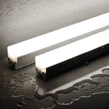 Modern Outdoor Waterproof LED Linear Wall Washer Light DC24V IP65 Building Accent Lighting White