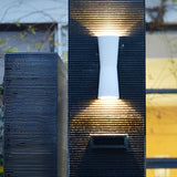 Modern Outdoor Waterproof LED Up and Down Wall Lamp for Porch and Garden Lighting