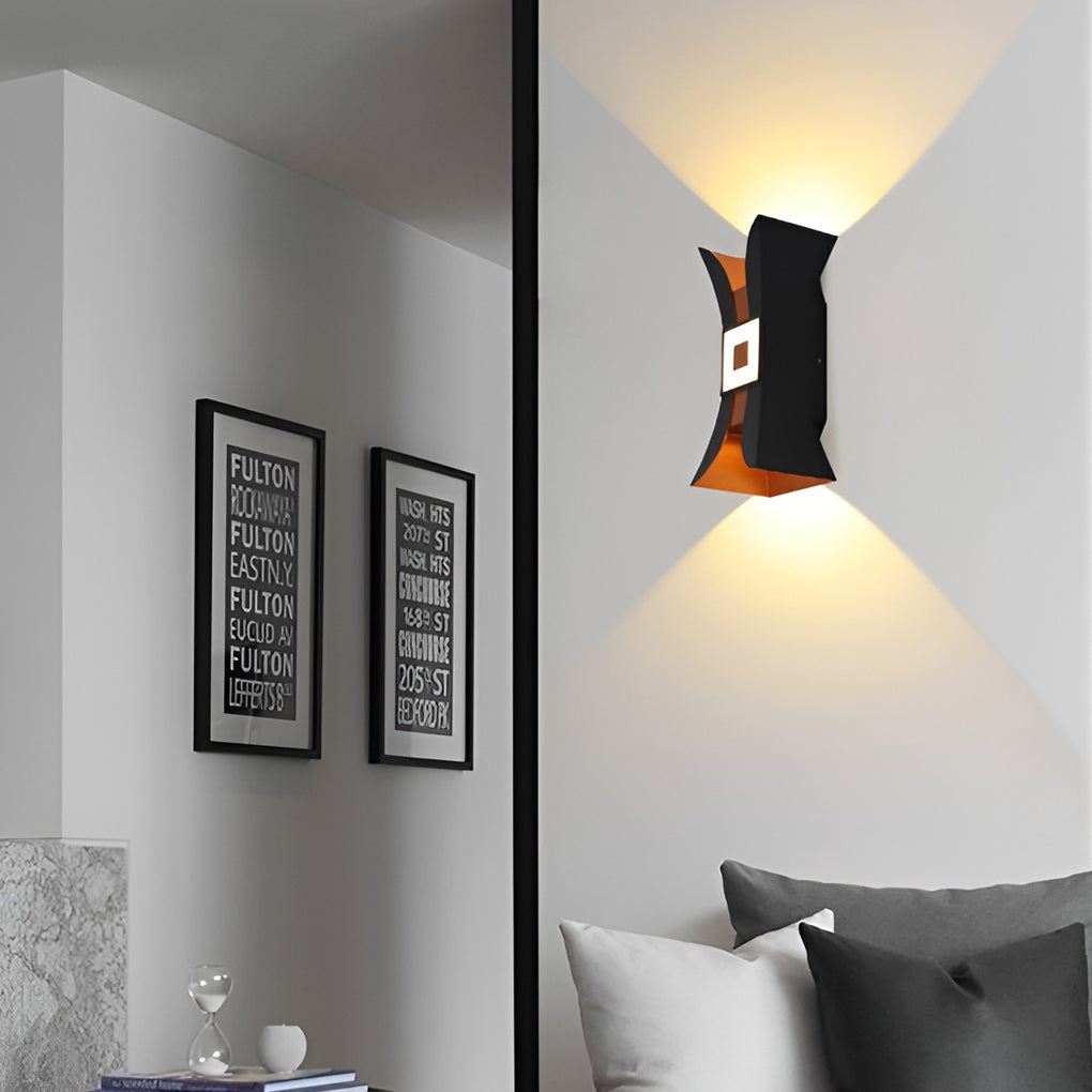 Modern Outdoor Waterproof LED Up and Down Wall Washer Sconce Light for Home and Garden