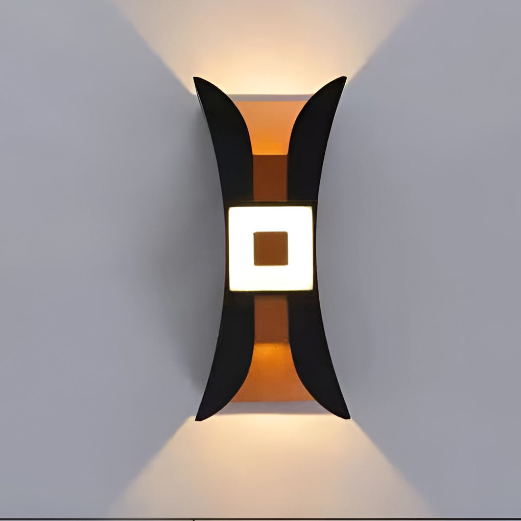 Modern Outdoor Waterproof LED Up and Down Wall Washer Sconce Light for Home and Garden