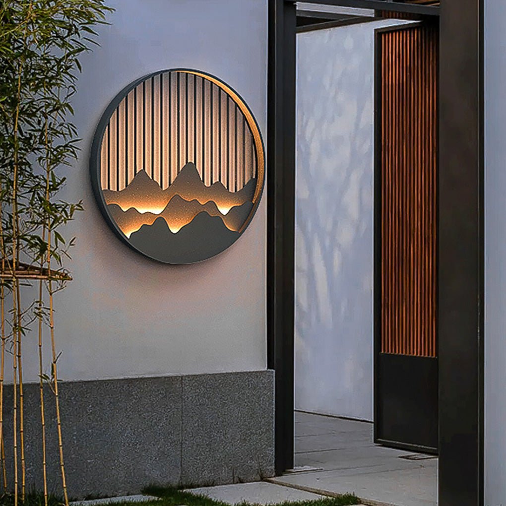 Modern Outdoor Waterproof LED Wall Sconce Stainless Steel Landscape Garden Lighting for Balcony Villa