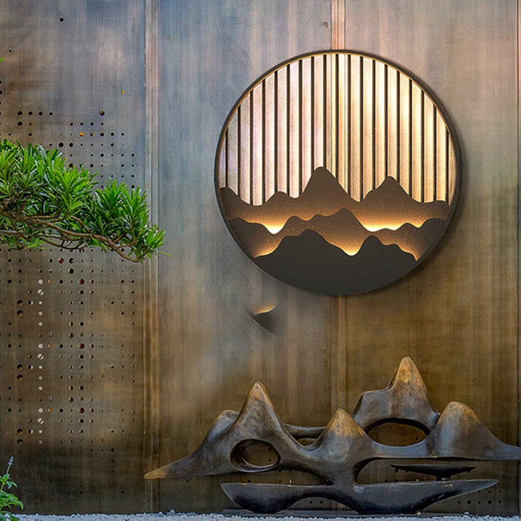 Modern Outdoor Waterproof LED Wall Sconce Stainless Steel Landscape Garden Lighting for Balcony Villa