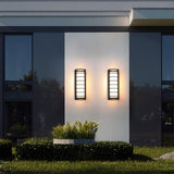 Modern Outdoor Waterproof LED Wall Sconce with Double Layer Acrylic Lampshade for Exterior Gate and Porch