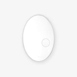 Modern Oval Backlit LED Bathroom Vanity Mirror with Magnifying Glass