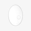 Modern Oval Backlit LED Bathroom Vanity Mirror with Magnifying Glass