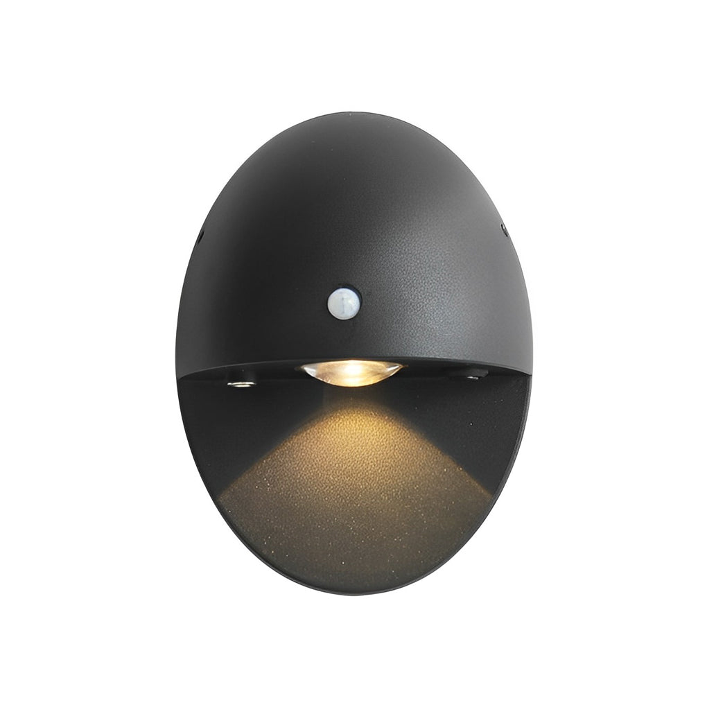 Modern Oval LED Motion Sensor Wall Sconce USB Rechargeable Magnetic Indoor Night Light