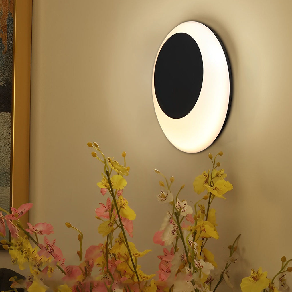 Modern Oval LED Waterproof Wall Sconce Nordic Aluminum Outdoor Indoor Decorative Light
