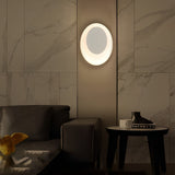 Modern Oval LED Waterproof Wall Sconce Nordic Aluminum Outdoor Indoor Decorative Light