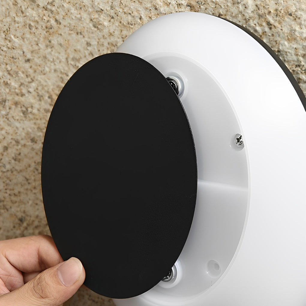 Modern Oval LED Waterproof Wall Sconce Nordic Aluminum Outdoor Indoor Decorative Light
