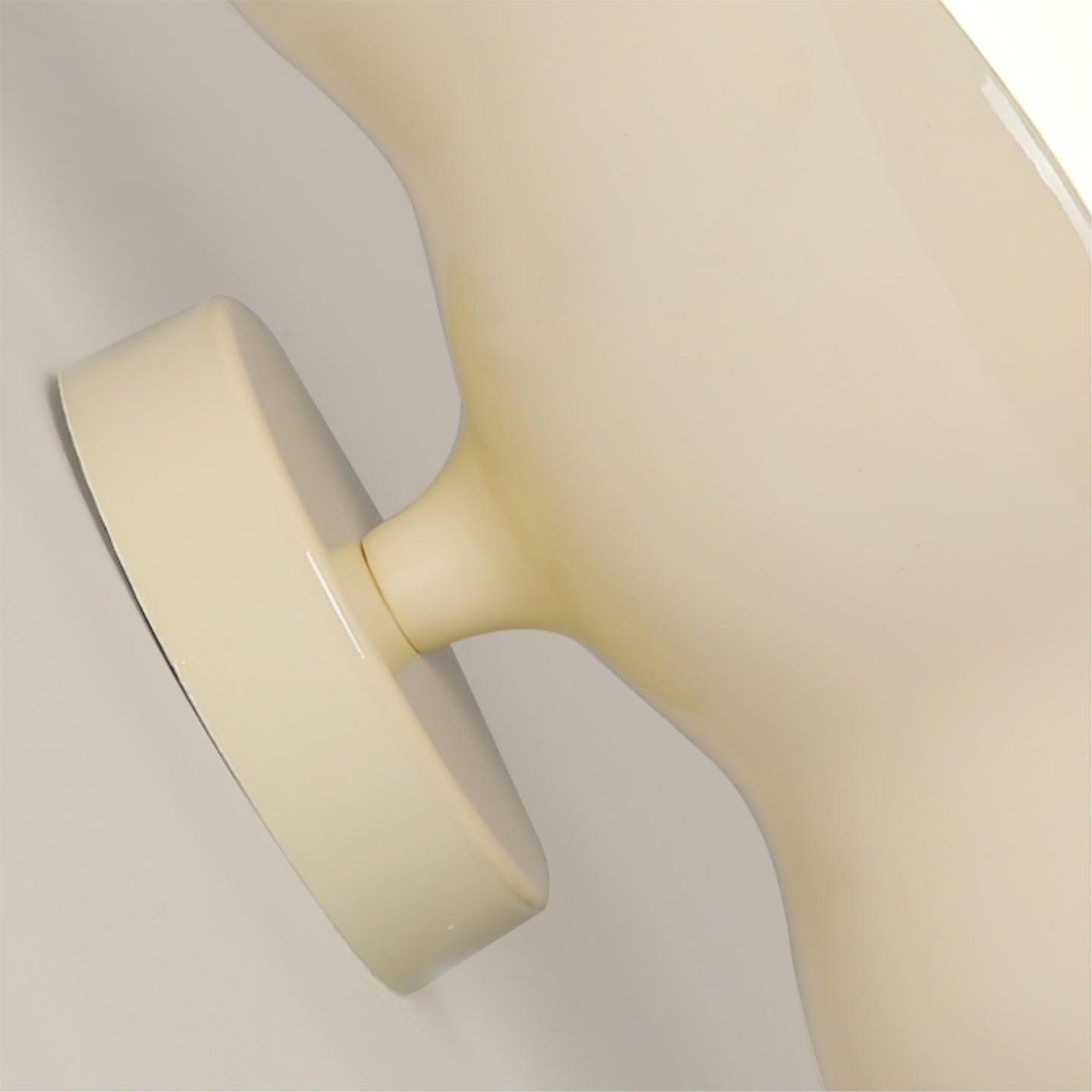 Modern Pea Shaped Glass and Brass Wall Sconce Lighting for Contemporary Interiors