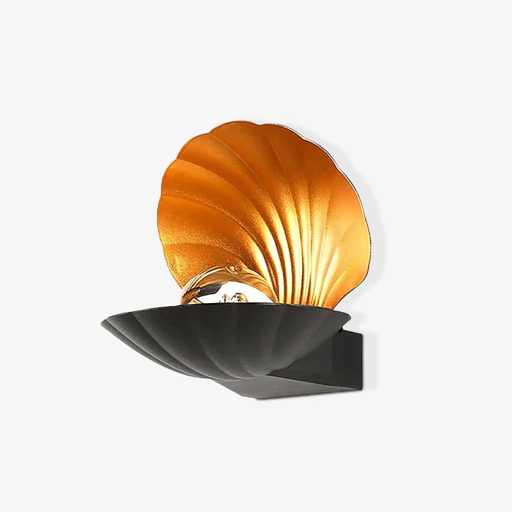 Modern Pearl Clam LED Wall Sconce Set of 2 Indoor Shell Decorative Lighting