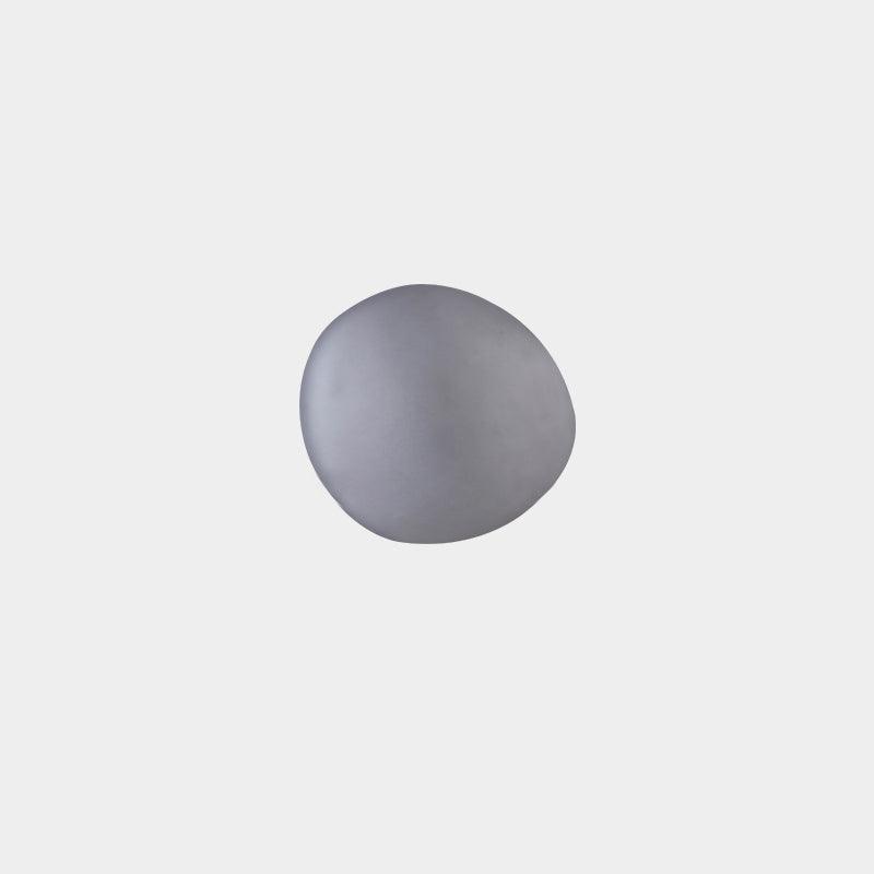 Modern Pebble Shaped Bubble Glass Wall Sconce Organic Stone Inspired LED Lamp