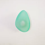 Modern Pebble Shaped Bubble Glass Wall Sconce Organic Stone Inspired LED Lamp