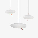 Modern Pebbles Glass Pendant Light with Minimalist LED Design for Contemporary Living Rooms