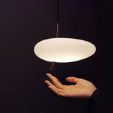 Modern Pebbles Glass Pendant Light with Minimalist LED Design for Contemporary Living Rooms