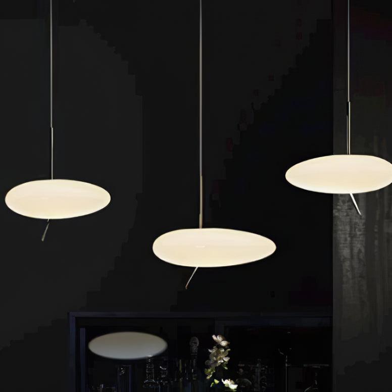 Modern Pebbles Glass Pendant Light with Minimalist LED Design for Contemporary Living Rooms