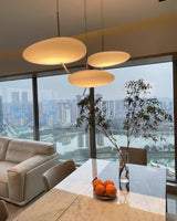 Modern Pebbles Glass Pendant Light with Minimalist LED Design for Contemporary Living Rooms