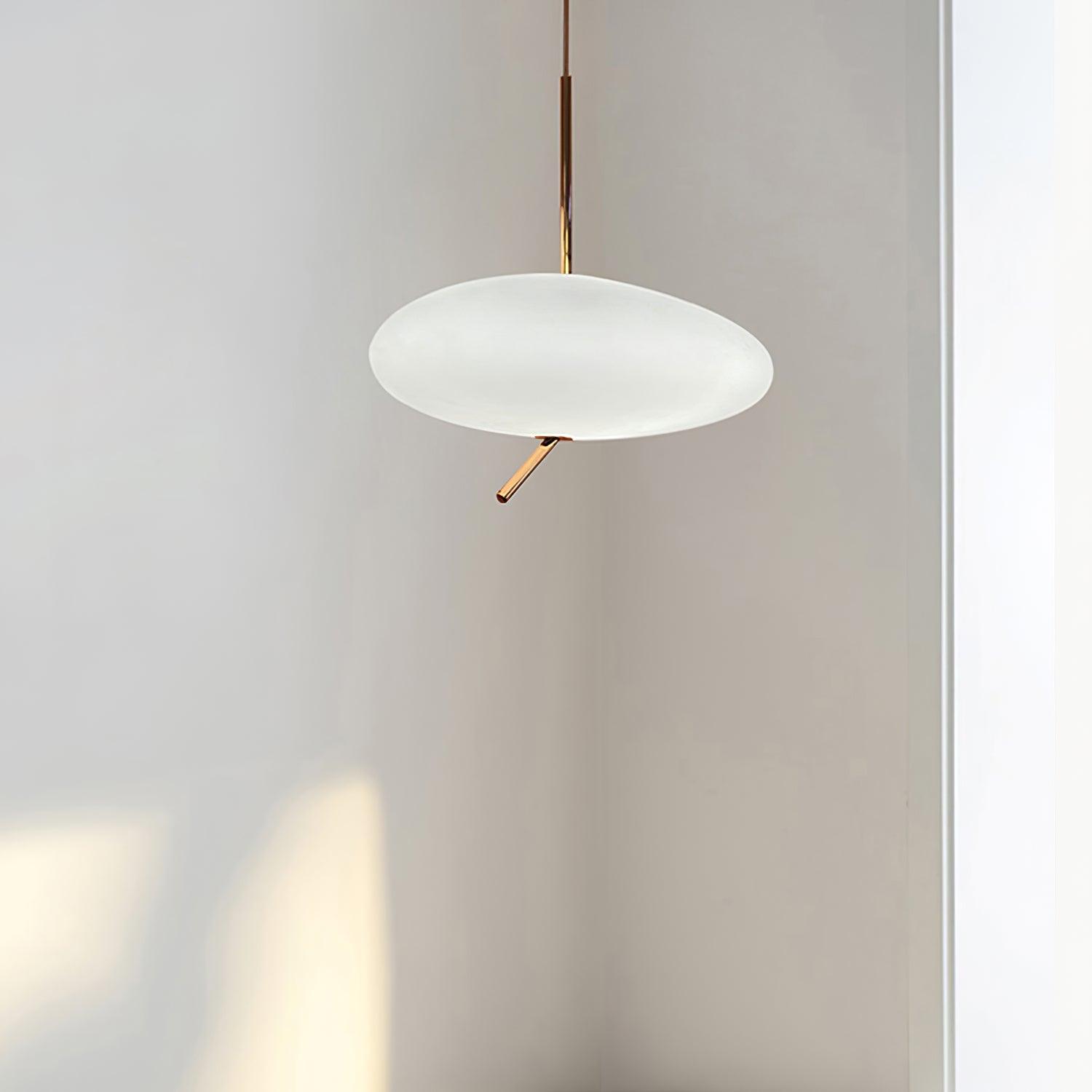 Modern Pebbles Glass Pendant Light with Minimalist LED Design for Contemporary Living Rooms