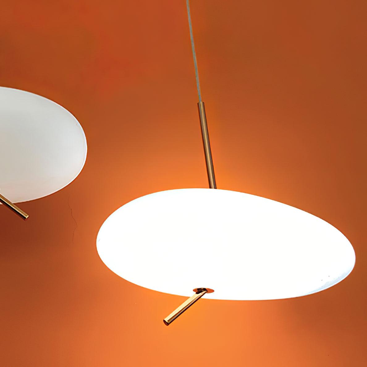 Modern Pebbles Glass Pendant Light with Minimalist LED Design for Contemporary Living Rooms