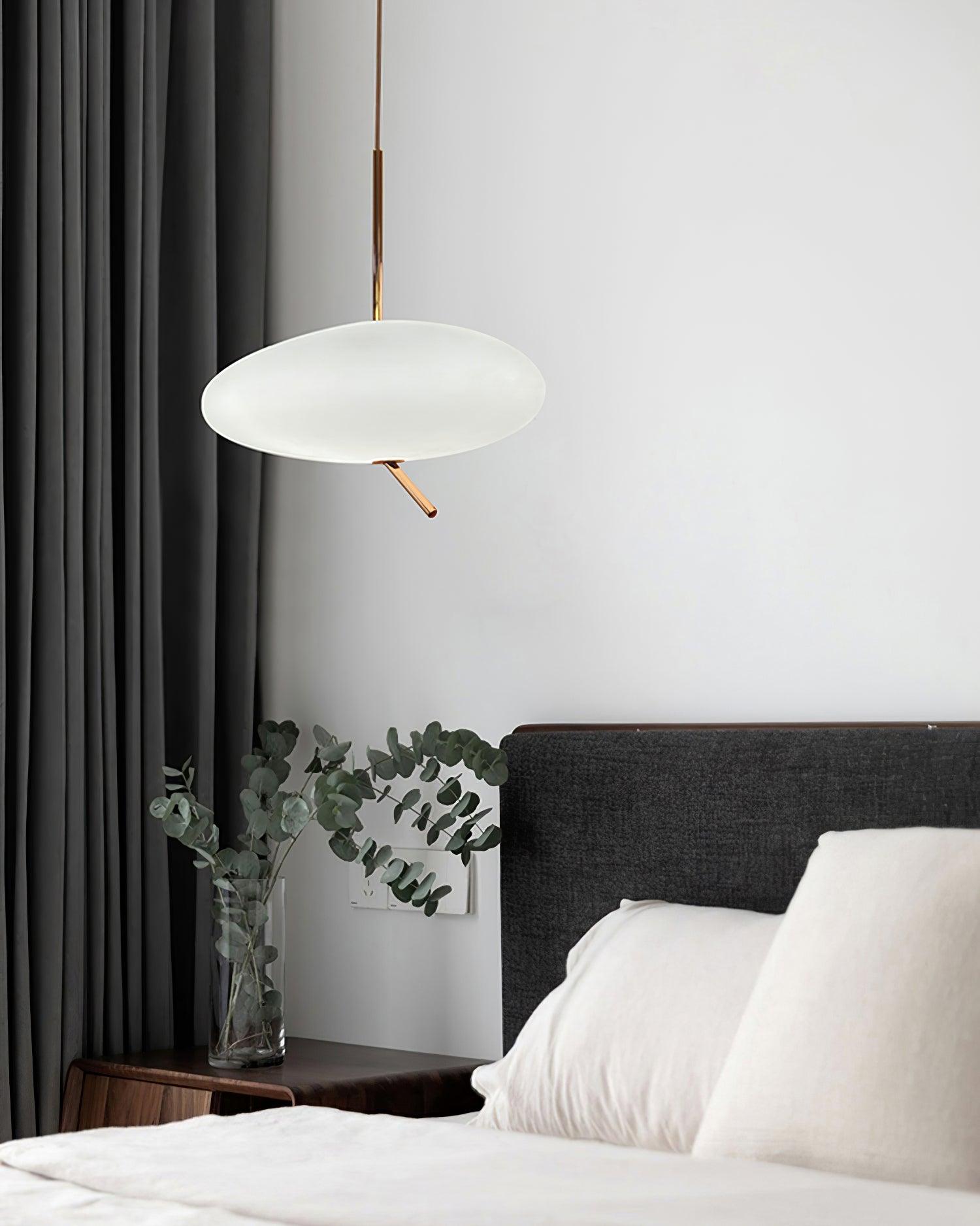 Modern Pebbles Glass Pendant Light with Minimalist LED Design for Contemporary Living Rooms