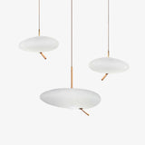 Modern Pebbles Glass Pendant Light with Minimalist LED Design for Contemporary Living Rooms