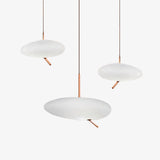 Modern Pebbles Glass Pendant Light with Minimalist LED Design for Contemporary Living Rooms