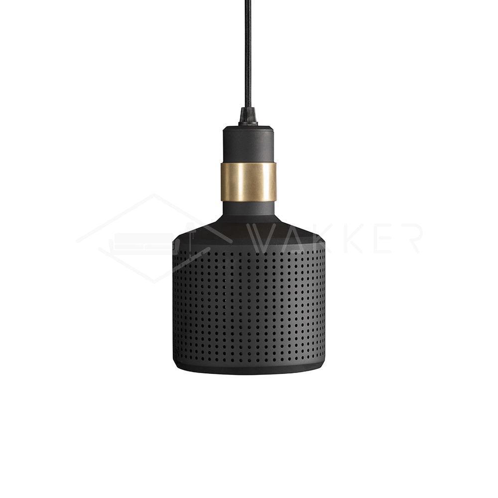 Modern Perforated Metal Pendant Light Riddle Industrial Hanging Lamp for Kitchen Island