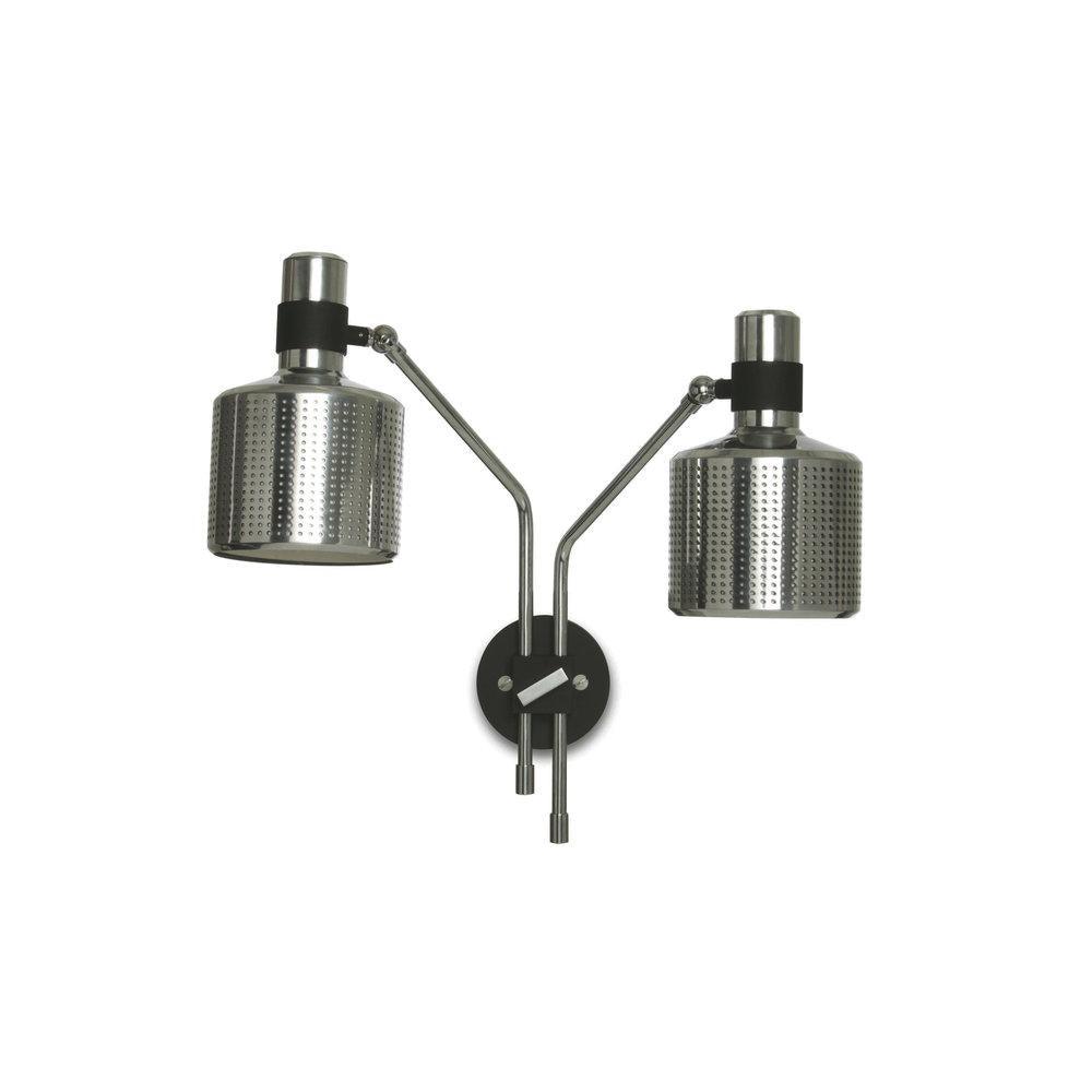 Modern Perforated Metal Wall Sconce Adjustable Industrial Style Riddle Wall Lamp
