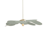 Modern Petals Fabric Pendant Light Floral Design Hanging Gold Ceiling Lamp for Elegant Interior Decor