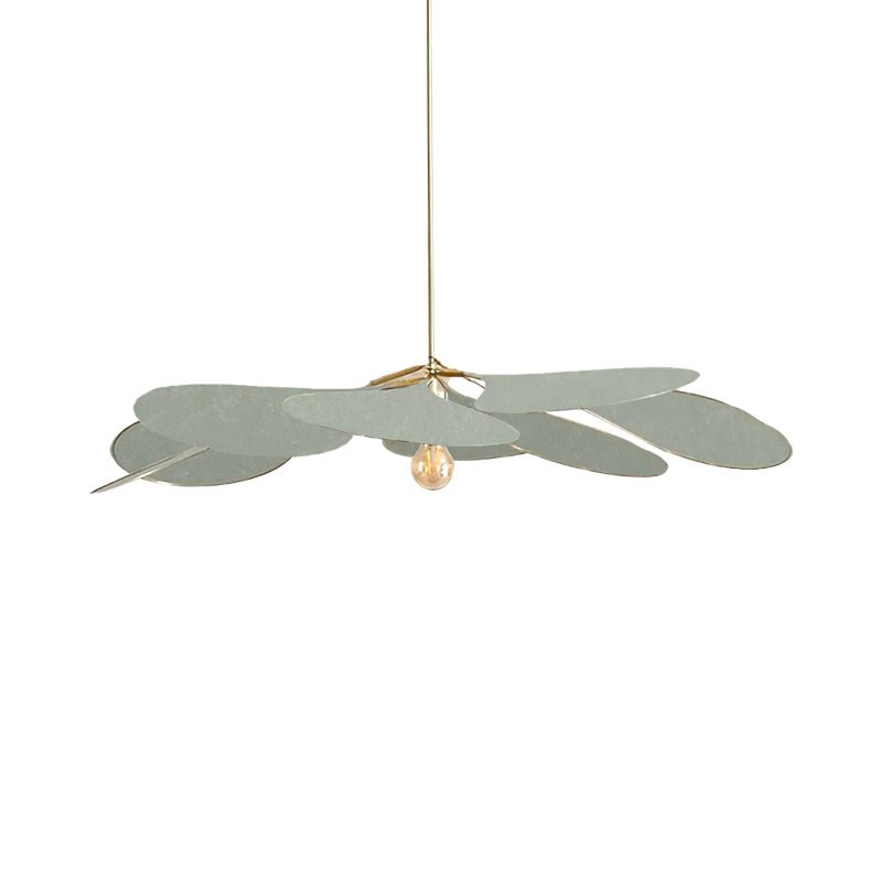 Modern Petals Fabric Pendant Light Floral Design Hanging Gold Ceiling Lamp for Elegant Interior Decor