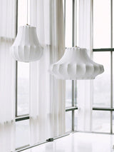 Modern Phantom Cocoon Pendant Lamp White Ethereal Hanging Chandelier Light