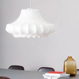 Modern Phantom Cocoon Pendant Lamp White Ethereal Hanging Chandelier Light