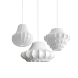 Modern Phantom Cocoon Pendant Lamp White Ethereal Hanging Chandelier Light