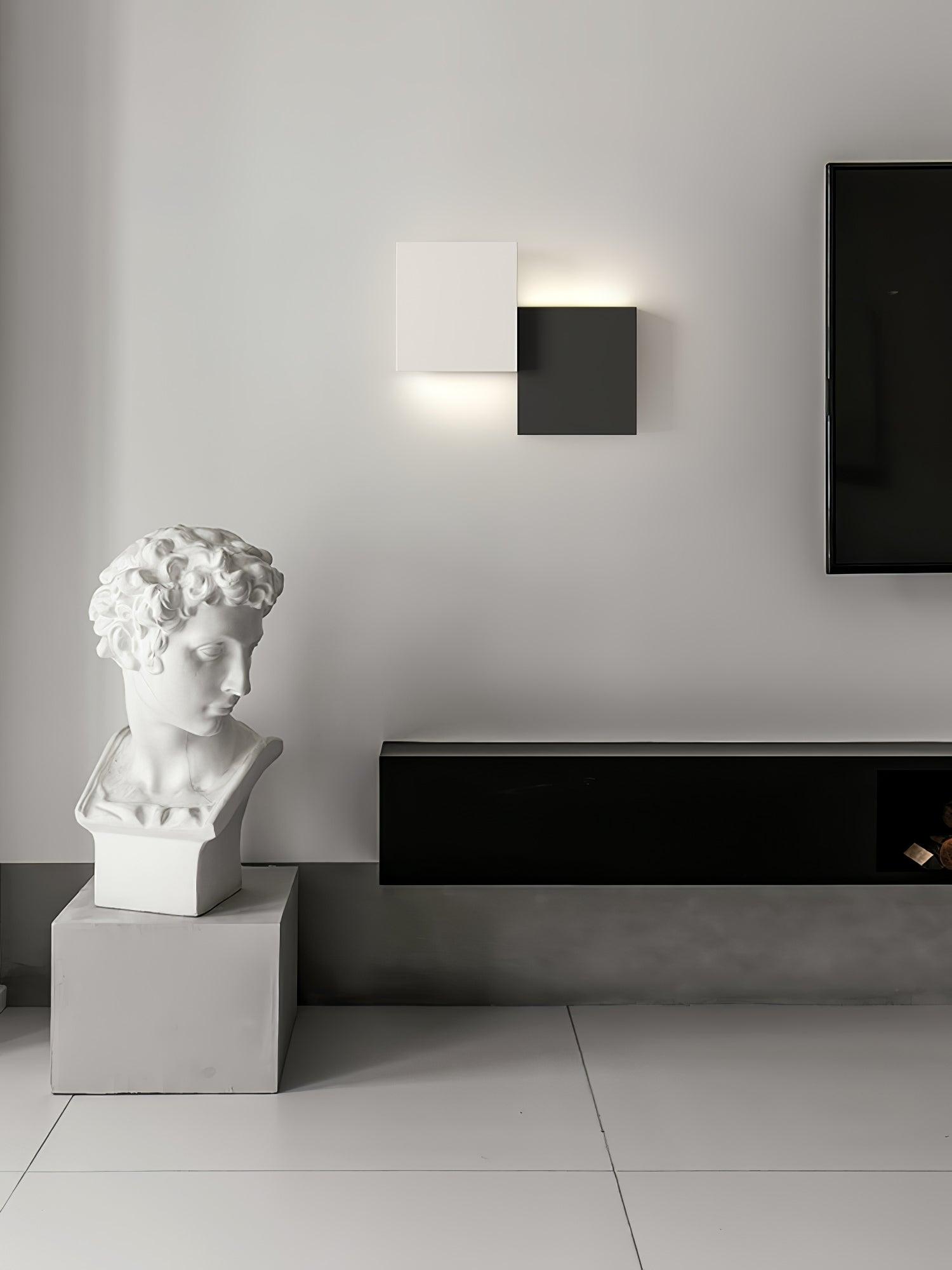 Modern Piano Key LED Wall Sconce Staggered Pattern Indoor Lighting Fixture