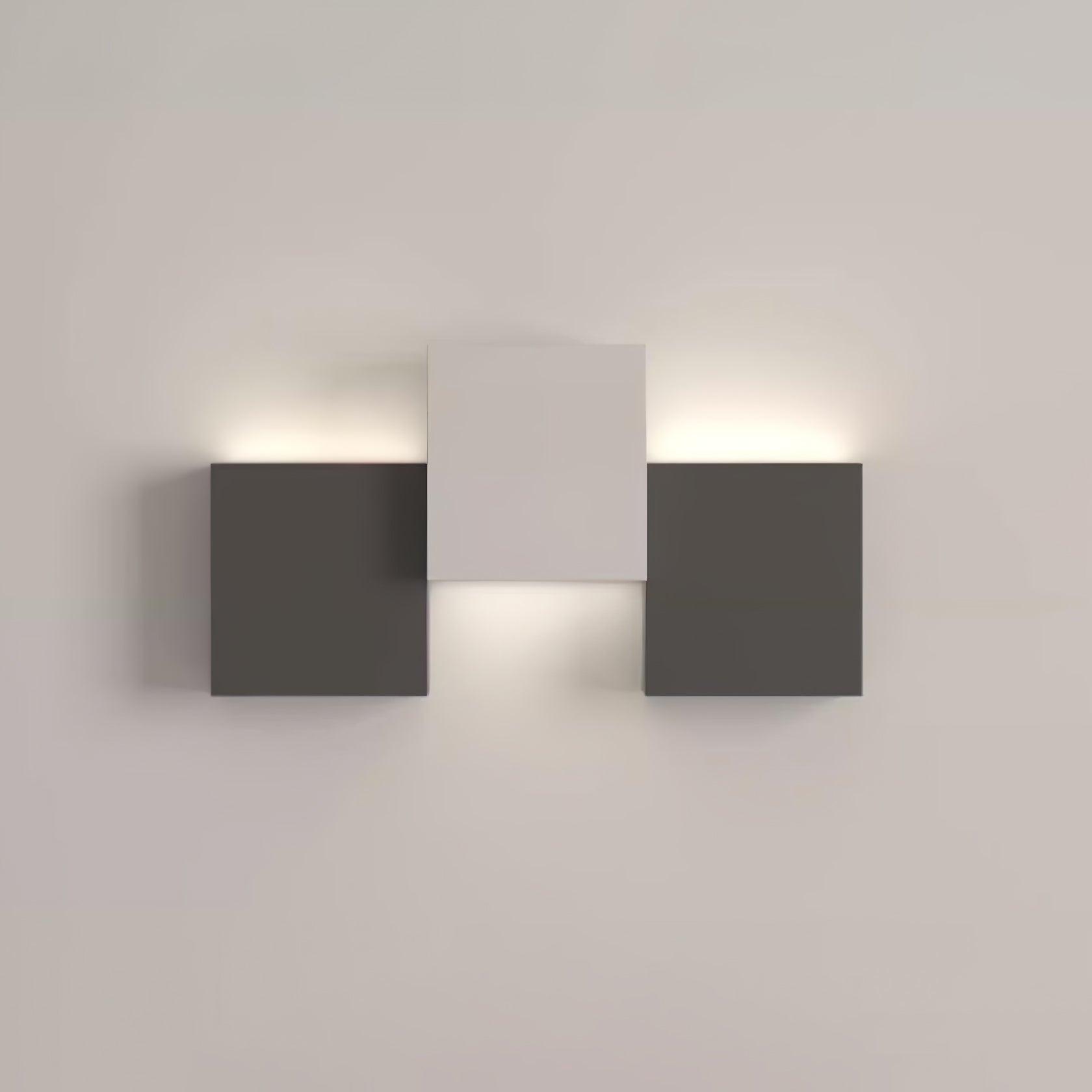 Modern Piano Key LED Wall Sconce Staggered Pattern Indoor Lighting Fixture