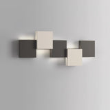 Modern Piano Key LED Wall Sconce Staggered Pattern Indoor Lighting Fixture