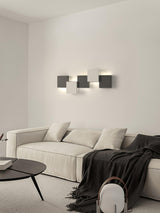 Modern Piano Key LED Wall Sconce Staggered Pattern Indoor Lighting Fixture
