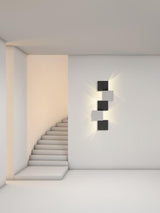 Modern Piano Key LED Wall Sconce Staggered Pattern Indoor Lighting Fixture