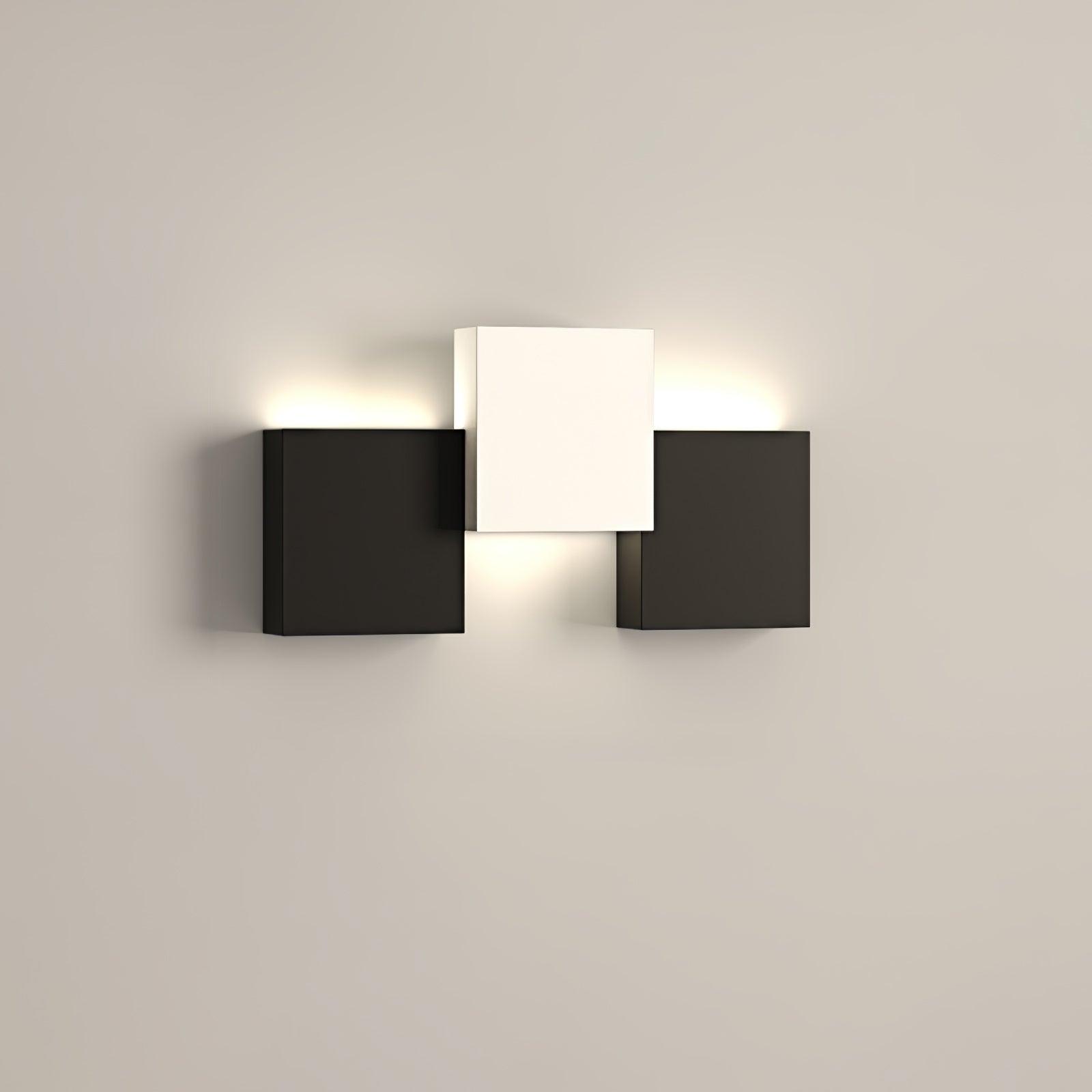Modern Piano Key LED Wall Sconce Staggered Pattern Indoor Lighting Fixture