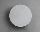 Modern PIN Terrazzo Round Wall Sconce Integrated LED Interior Lighting in Concrete and Stone